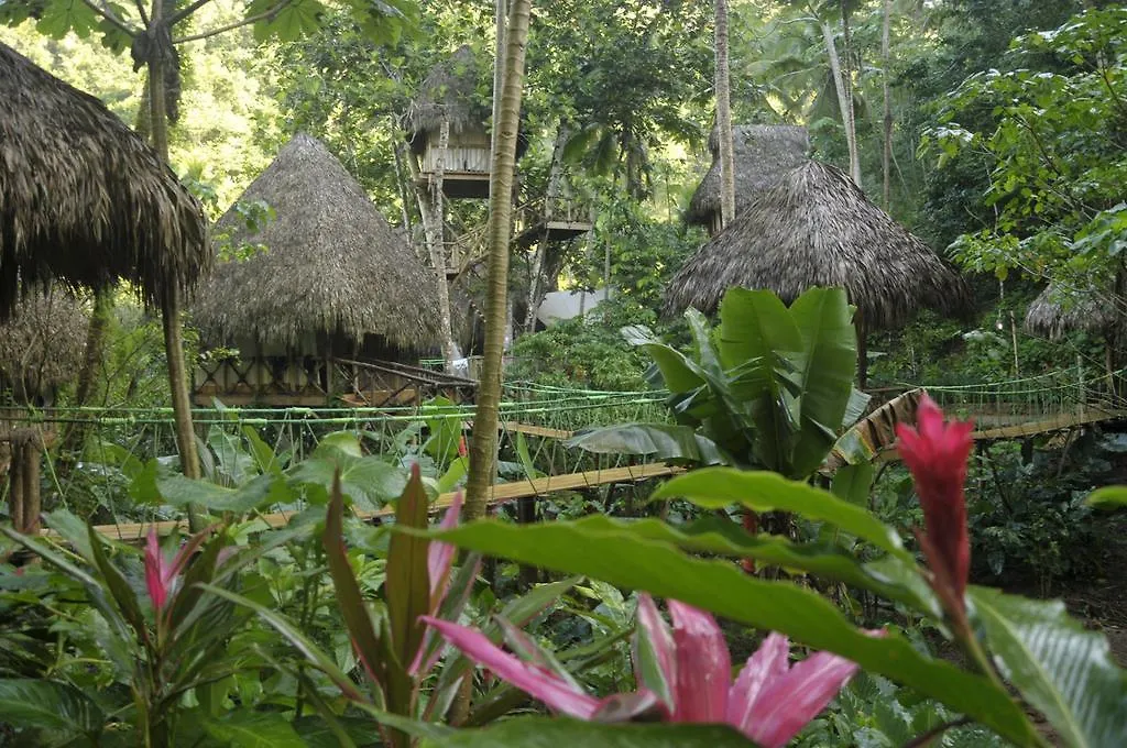 롯지 Dominican Tree House Village Santa Barbara De Samana